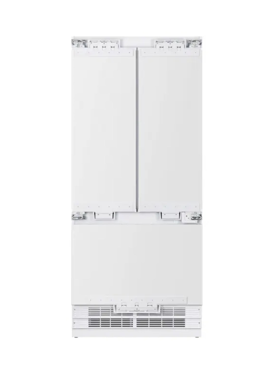 New In Box Hallman Classico 36" Counter-Depth Built-In Bottom Mount Refrigerator Panel-Ready (comes with Black Panels and Chrome Hardware or you can add your own custom panels)