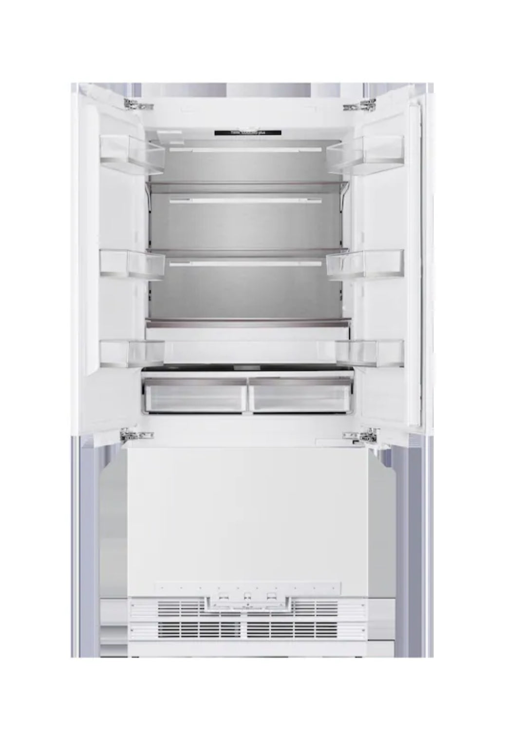 New In Box Hallman Classico 36" Counter-Depth Built-In Bottom Mount Refrigerator Panel-Ready (comes with Black Panels and Chrome Hardware or you can add your own custom panels)